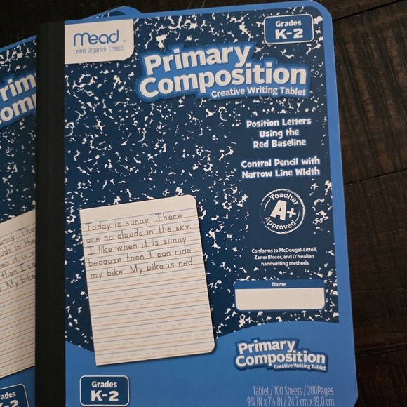 3 Mead Early Learning Composition Book - Blue - Picture 3 of 4